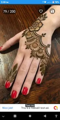 Latest Mehndi Designs android App screenshot 0