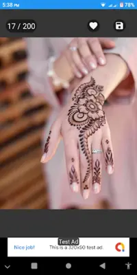 Latest Mehndi Designs android App screenshot 1