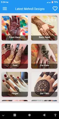 Latest Mehndi Designs android App screenshot 7